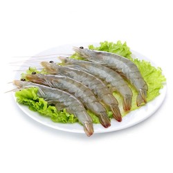 易果生鲜 厄瓜多尔白虾 1.8kg 50-60只/kg