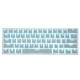 RK61机械键盘蓝牙有线双模式61键青轴白色冰蓝光