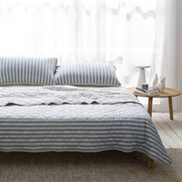 DAPU 大朴 纯棉针织条纹夏凉被