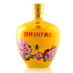 国井扳倒井封藏酒54度花开富贵黄国井香型1500ml