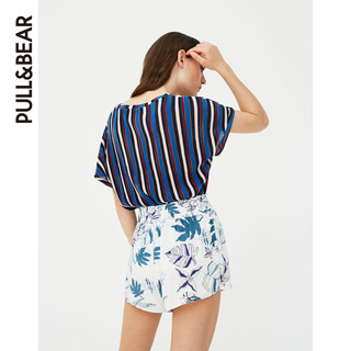 PULL&BEAR 05696311 女士花卉印花短裤 (S)