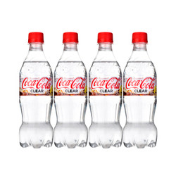 Coca Cola 可口可乐 透明零度可乐 柠檬味 500ml*4瓶 