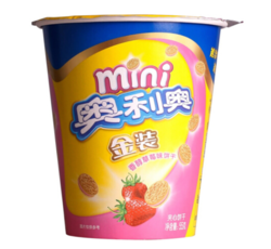OREO 奥利奥 Mini金装 草莓味饼干 55g *30件