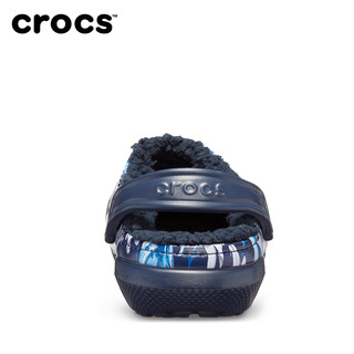crocs 卡骆驰 205324 暖棉克骆格毛毛鞋 (迷彩/黑色、40)