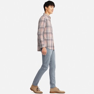 UNIQLO 优衣库  411914 男士法兰绒格子衬衫