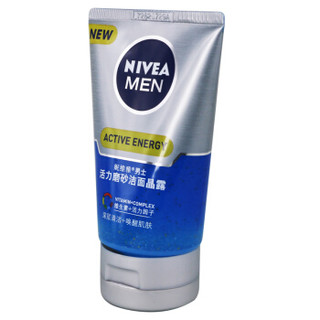 NIVEA 妮维雅 男士活力 磨砂洁面晶露