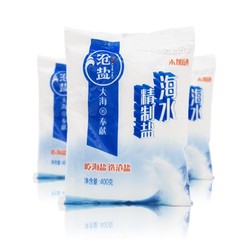 沧盐 未加碘海盐 400g*6袋