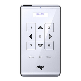 aigo 爱国者 M21 USB3.0 触控式 加密移动硬盘