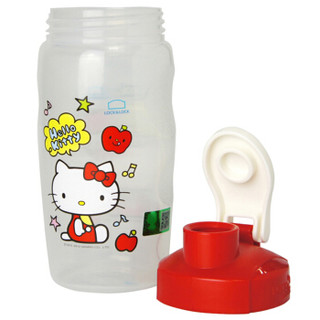 LOCK&LOCK 乐扣乐扣 HPP726-AKT HELLO KITTY 易开型儿童水杯 (红色、350ml)