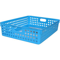 inomata stock Basket系列 4570BU 塑料收纳篮 蓝色