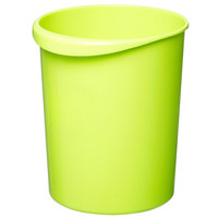 Jj 家杰 优品 塑料垃圾桶 圆形纸篓 12L 大号 厨房客厅卫生间通用 手提款 JJ-101