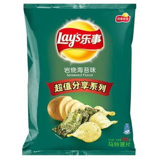 Lay's 乐事 薯片 岩烧海苔味 145g *6件