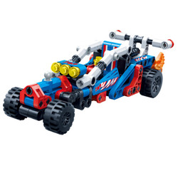 BanBao 邦宝 积木 小颗粒儿童拼装积木玩具高科回力车小汽车赛车模型6968