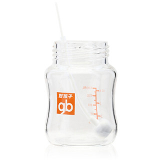 gb 好孩子 母乳实感宽口径玻璃奶瓶 (120ml、粉白)
