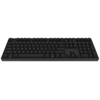 ikbc F108 108键 有线机械键盘 108键 黑色 单光 茶轴