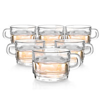 Lilac 紫丁香 耐热玻璃茶杯 清心杯 6只