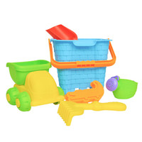 Fisher-Price 费雪 322 玩沙玩具玩具车系列（水桶、运沙玩具车等）6件套