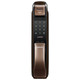 三星（SAMSUNG）指纹锁 家用防盗门密码磁卡锁 智能电子锁 SHS-DP728 咖啡棕 通用标配版