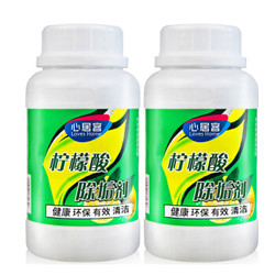 心居客 柠檬酸除垢剂250g*2/瓶饮水机清洗剂电水壶除水垢清洁剂 *14件