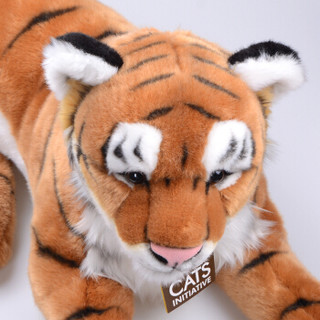 NATIONAL GEOGRAPHIC 国家地理 大猫系列 动物模型摆件-棕虎  22寸（ 70*30*31cm）