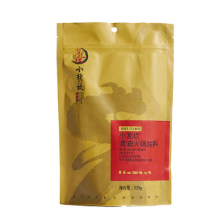 小龙坎 调味品 清油火锅底料 四川重庆老火锅底料339g 麻辣烫冒菜调料