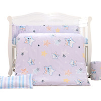 Elepbaby 象宝宝 象宝宝（elepbaby）床品七件套 婴儿床品套件 可拆洗床围床单被套被芯枕套枕芯（璀璨星星）