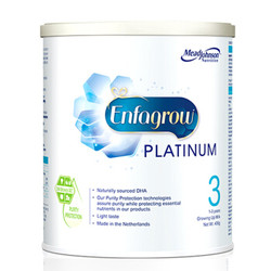 MeadJohnson Nutrition 美赞臣 婴幼儿配方奶粉 PLATINUM纯净版小白3段 港版（1-3岁）400g