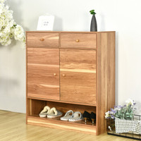 ZIRANGUSHI 自然故事 ZR708 带抽屉鞋柜 (中纤板、三层双门)