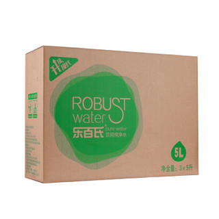  robust 乐百氏 纯净水 5L*3瓶