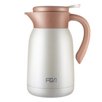 富光 FZ6050-1500 304不锈钢带手柄保温壶 白色 1500ml
