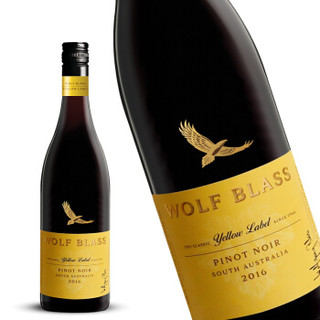 WolfBlass 纷赋 黄标 黑皮诺干红葡萄酒 750ml