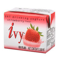  ivy 爱谊 营养早餐常温酸牛奶 草莓味 180ml*4盒