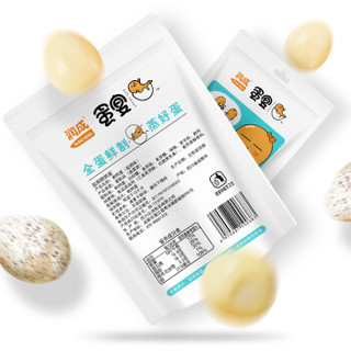 润成 鹌鹑蛋 休闲零食 剥壳开袋即食 鹌鹑蛋盐焗味138g