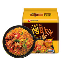 NONGSHIM 农心 MR.BBM拌拌先生 香辣炸鸡味速食拌面 126g*4