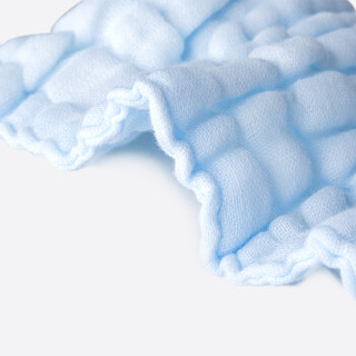 小白熊 09955 婴儿浴巾 蓝色 100*100cm