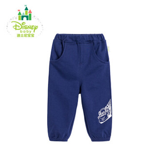 Disney 迪士尼 男童纯棉长裤 (藏青)  身高90cm