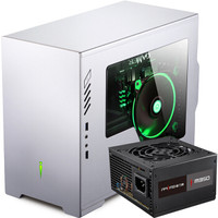PRIMO 普力魔 魔方 P115E 银色 全铝Mini ITX电脑机箱电源套装