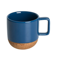 网易严选 软木陶瓷马克杯 (400ml、绅士蓝 )