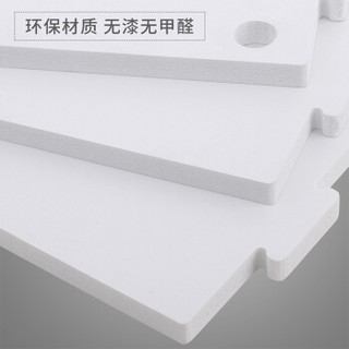 溢彩年华 YCG6029 四层置物架 (白色、4层、木塑、20*22*120CM)