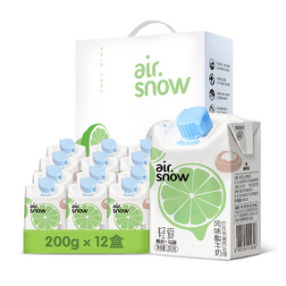  新希望 airsnow 轻爱常温酸奶青柠马蹄味 200g*12盒