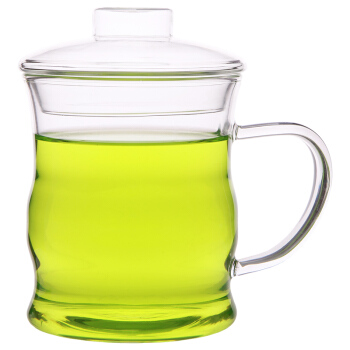 嘉鸿美居 静思系列 G007 玻璃茶杯3件套 350ml