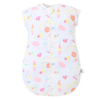 misslele 米乐鱼 婴儿纱布睡袋 (糖果罐、70码)