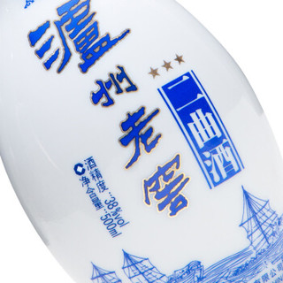 泸州老窖 青花瓷 二曲酒 38度 500ml*6瓶 整箱装