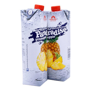  Paradise 果汁饮料 菠萝汁 1L*2瓶
