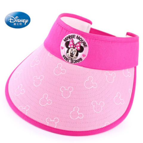 迪士尼儿童帽子遮阳大帽檐空顶夏韩潮薄款男童