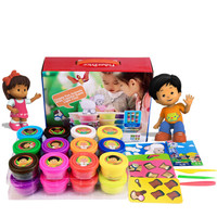 Fisher-Price 快乐农场超轻粘土橡皮泥儿童玩具 12色24罐