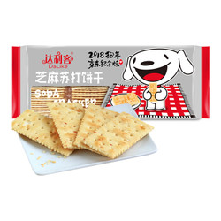 DaLiKe 达利客 苏打饼干 芝麻味 560g *15件