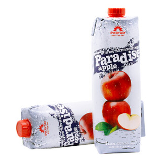  Paradise 果汁饮料 苹果汁 1L*2瓶