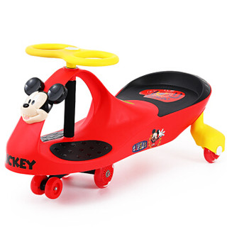 迪士尼扭扭车 儿童摇摇车滑行溜溜车闪光静音轮 米奇款