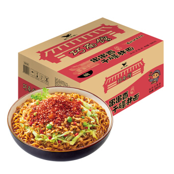 统一巧面馆串串香干碟拌面干拌面115g12碗3件
